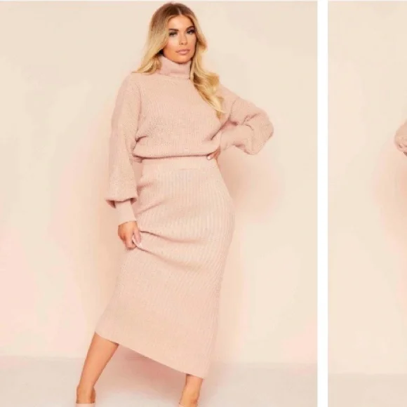 Hot Pink Midi Set - Picture 1 of 6